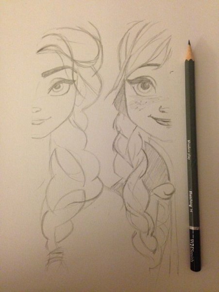 Нарисовать рисунок Эльзу