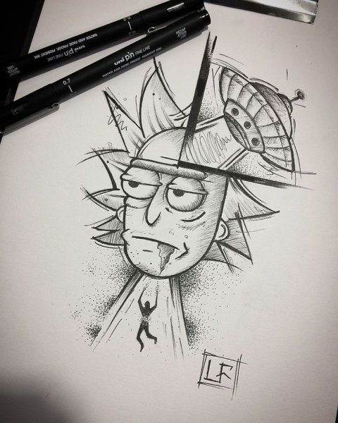 Рик Санчес Татуировка