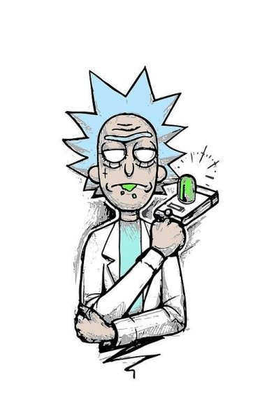 Рик Санчес эскиз