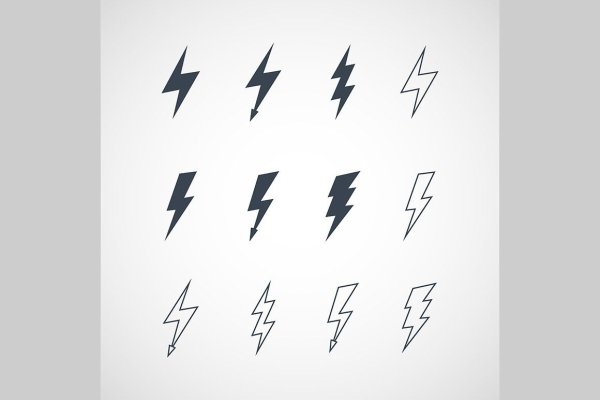 Тату молния эскиз