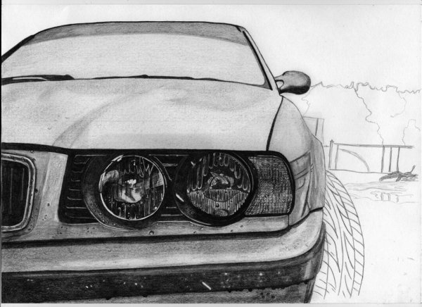 БМВ карандашом