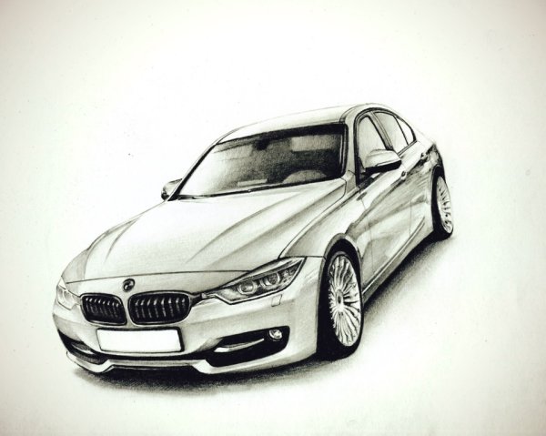 Нарисованная BMW f30