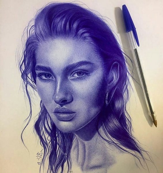 Необычные портреты карандашом