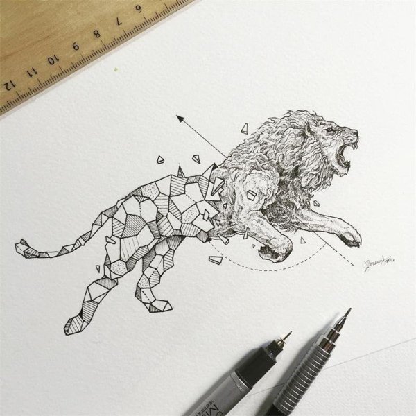 Kerby Rosanes геометрические животные