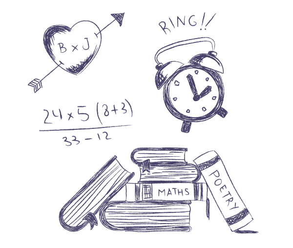 Школьные рисунки ручкой на прозрачном фоне