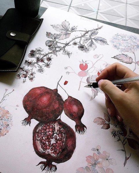 Гранат графически