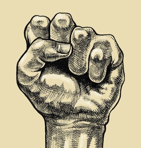 Кулак рисунок