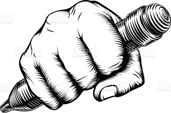 Кулак с палкой