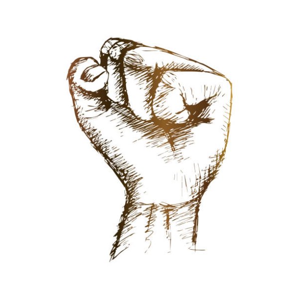 Руки для рисования кулак