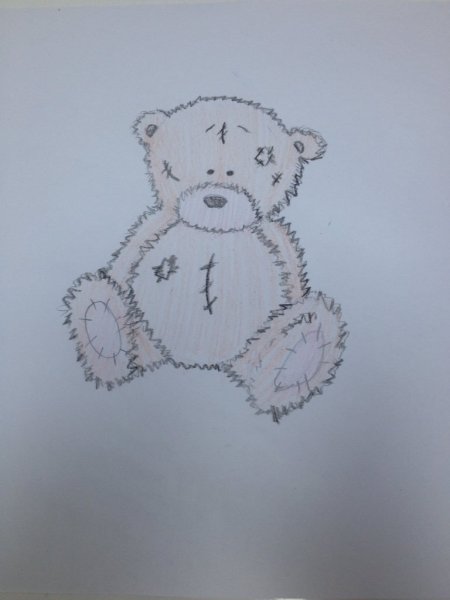 Ручка с мишкой