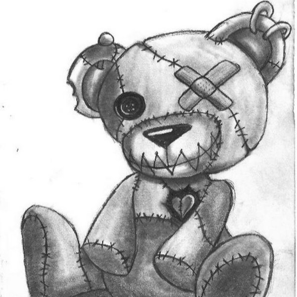 Рисунки маркерами мишка