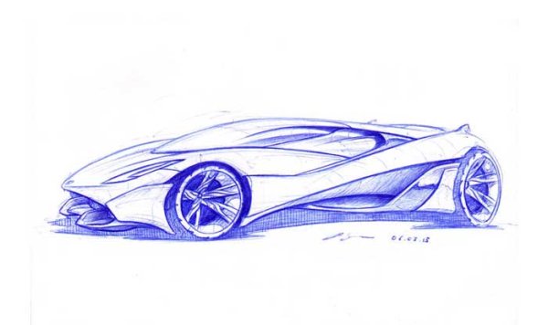 Нарисовать машину ручкой