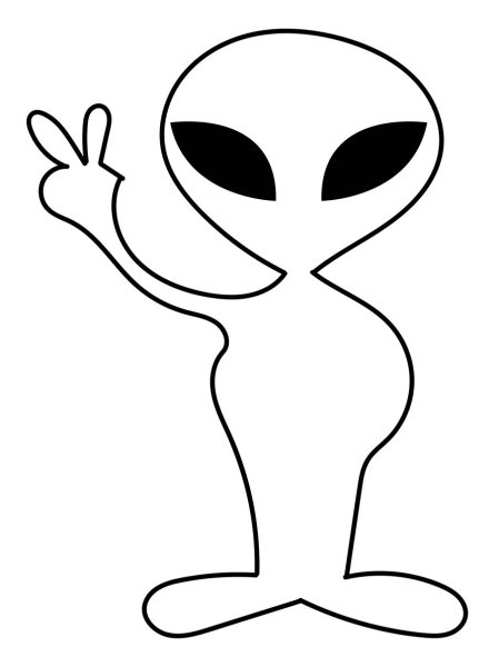 Инопланетянин рисунок