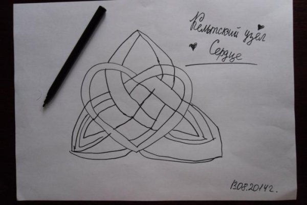 Узел карандашом