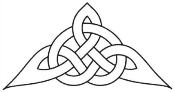 Трафарет плетенка