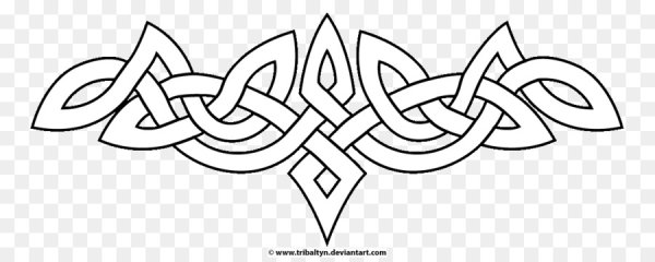 Кельтские узоры в тетради