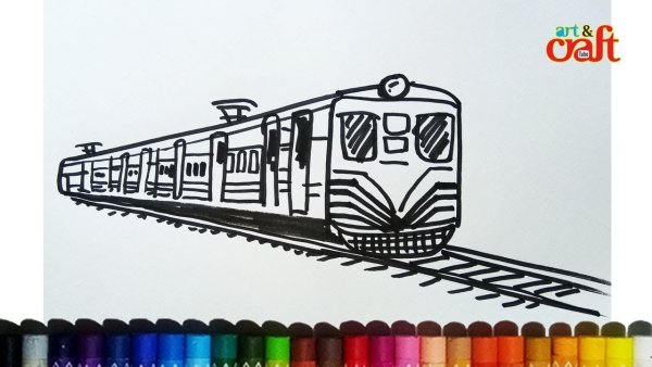 Поезд мелками