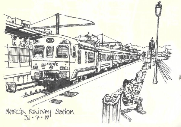 Поезд скетч