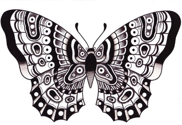 Стилизация бабочки
