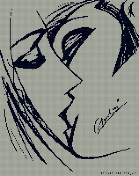 Поцелуй схематично