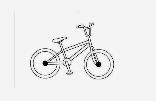 Велосипед BMX разукрашка