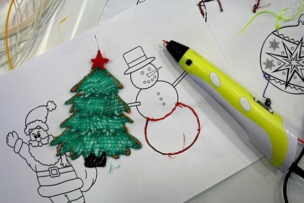 Ёлка из 3d ручки