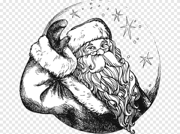 Новогодняя открытка рисунок карандашом