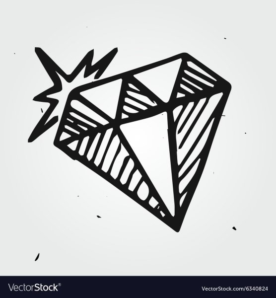 Рисунки точками бриллиант