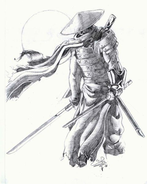 Эскизы в японском стиле