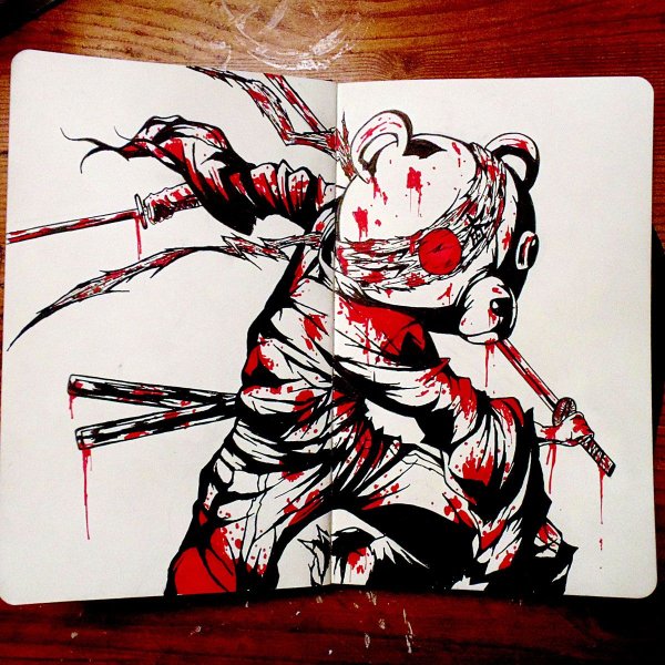 Тату воин гоплит