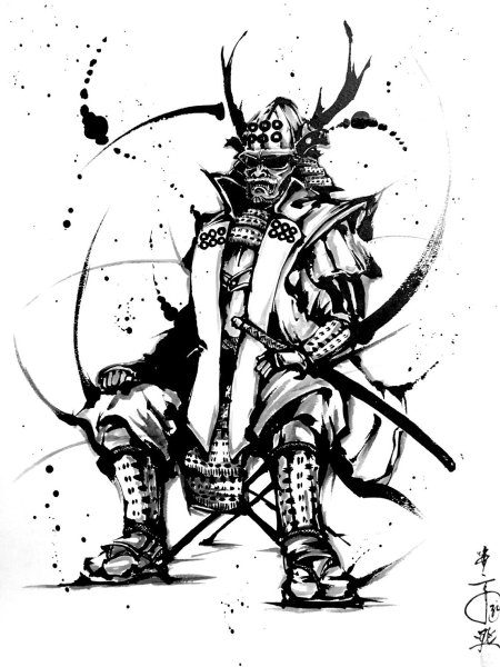 Японский Самурай референс