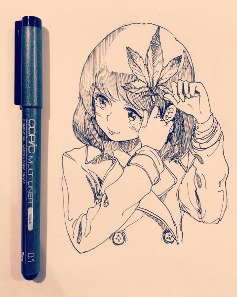 Аниме ручкой