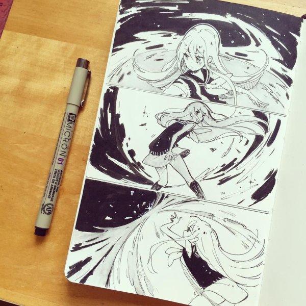 Скетчбуки для рисования аниме