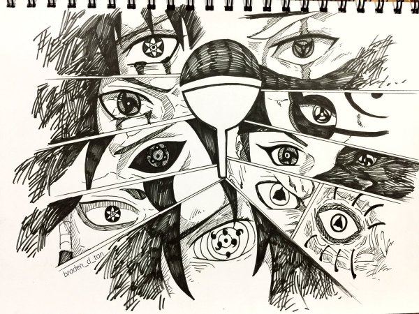 Madara Шаринган Манга