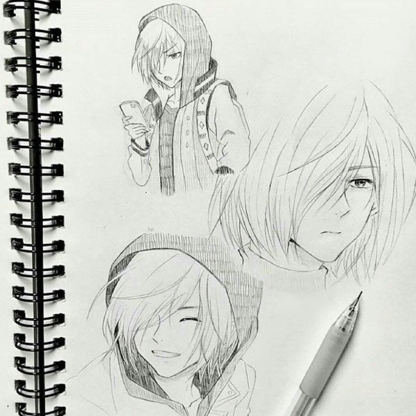 Аниме скетчи мангак