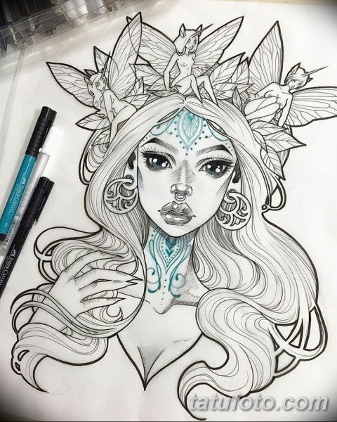 Сильвана Ветрокрылая скетч