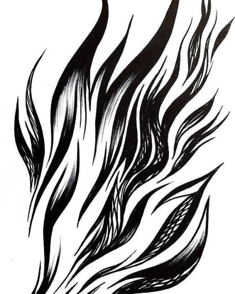 Пламя тату эскизы