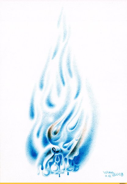 Пламя ручкой