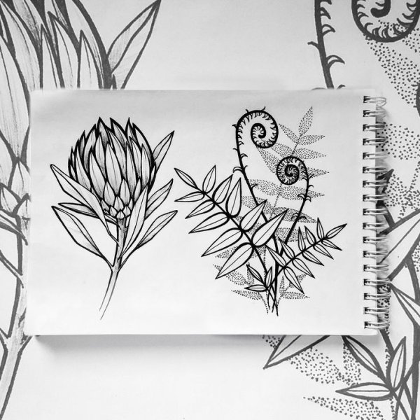 Лист дерева Минимализм