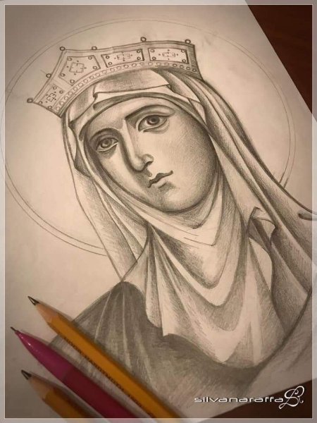 Господь Вседержитель икона прорись