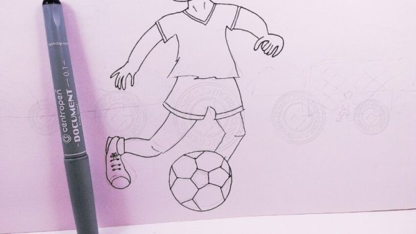 Профессия для школы рисования футболист