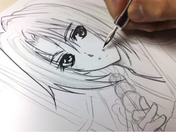 Перо для рисования манги