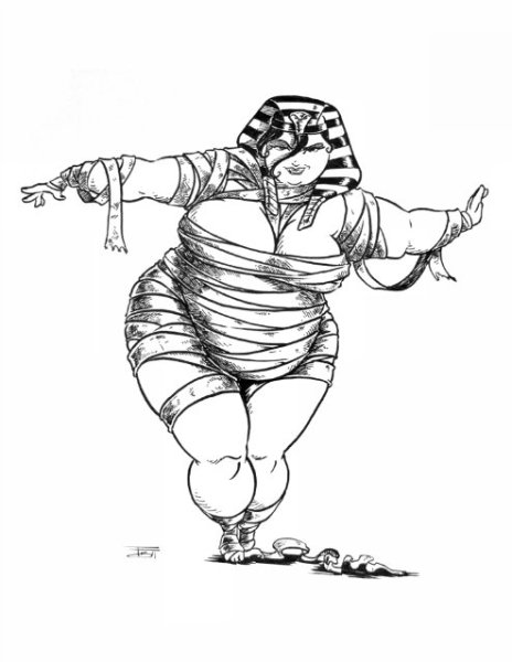 Толстушки карандашом