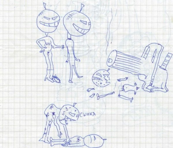 Рисунки ручкой прикольные