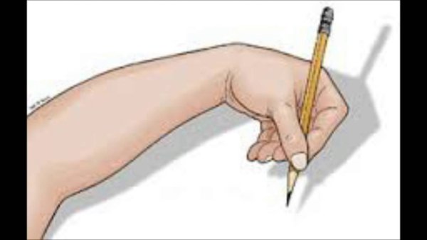 Рисунок левой руки