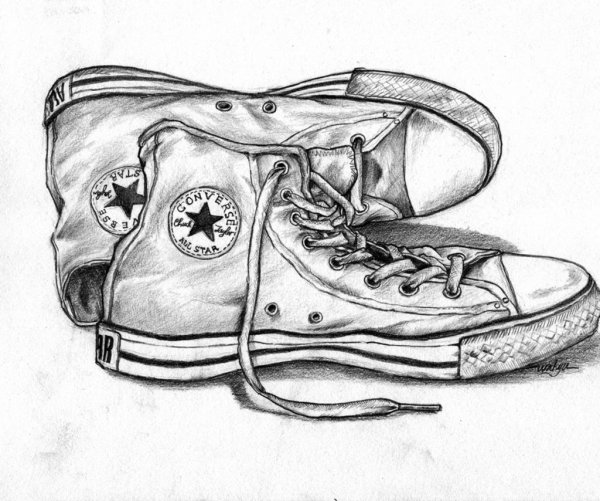 Кеды рисунок