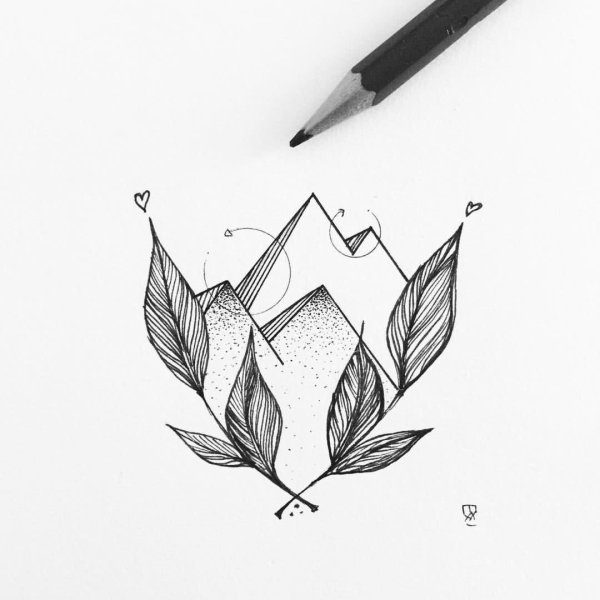 Рисунки ручкой легкие