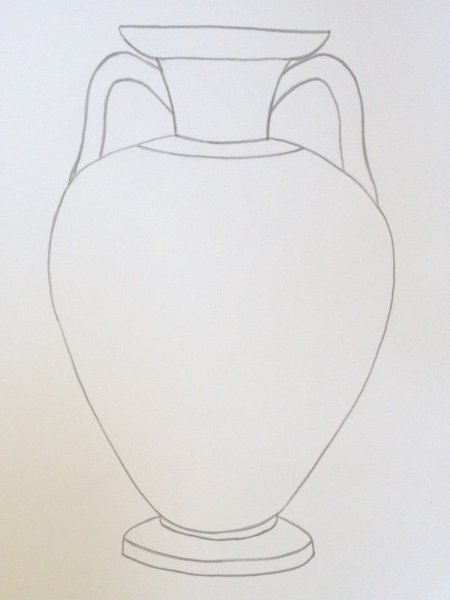 Кувшин карандашом