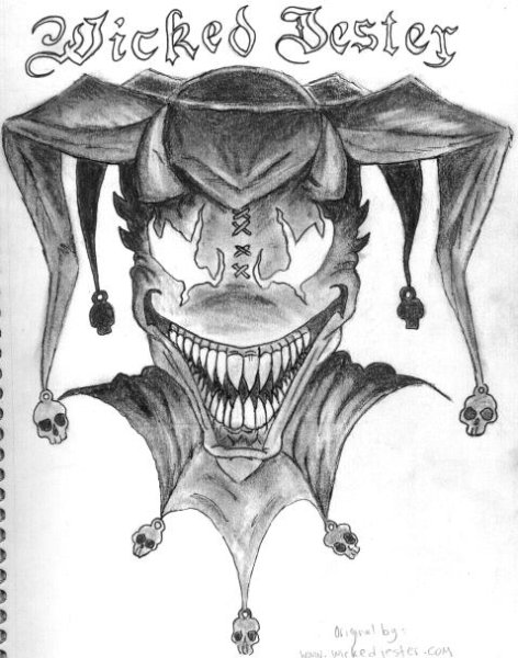 Шут тату эскиз