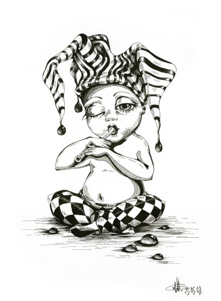 Тату злобный Шут